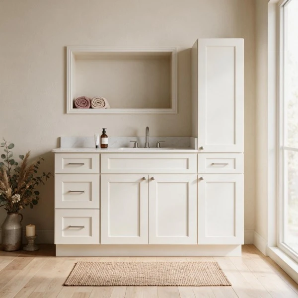 Bath Vanity With Linen Cabinet best