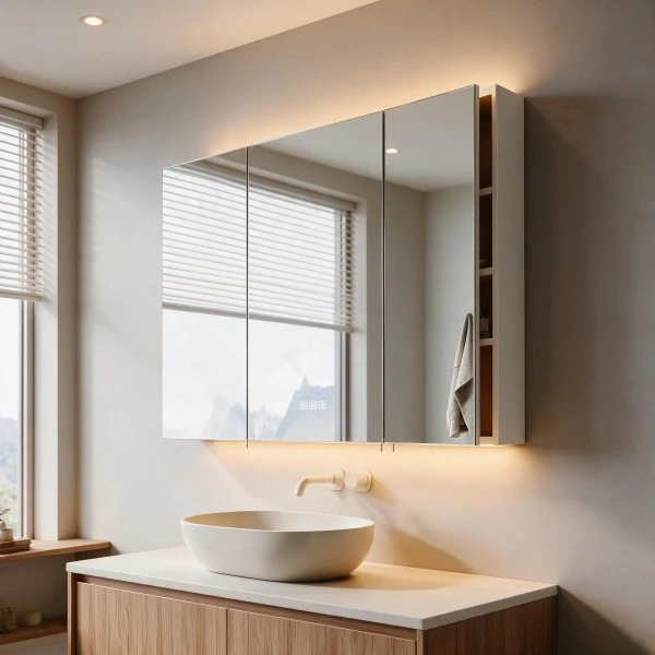 Bathroom Mirror Cabinet With Lights factory