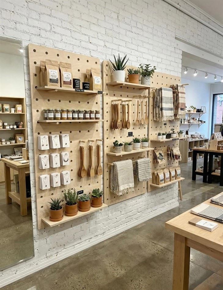 Hanging DIY Wooden Pegboard high quality