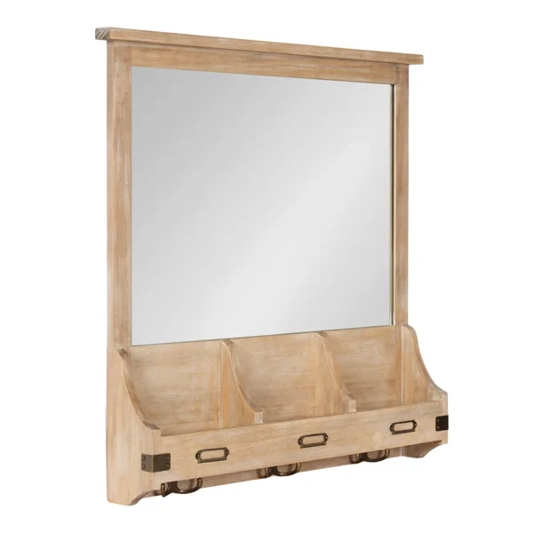 Large Capacity Wood Mail Organizer best