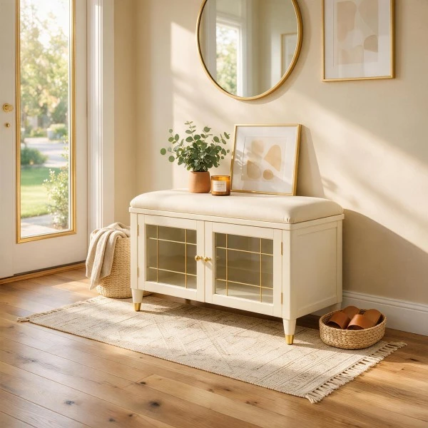 Modern Entryway Organizer With Bench suppliers