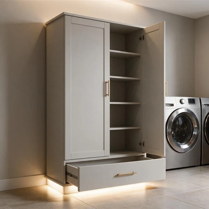 Modern Laundry Storage Cabinets With Doors high quality