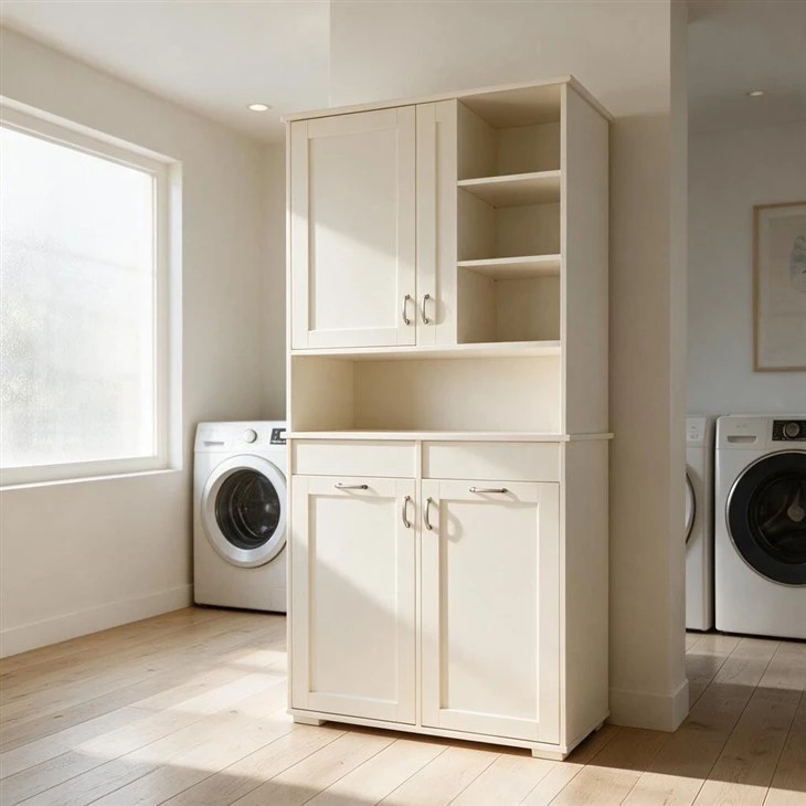 Modern Laundry Storage Cabinets With Doors best