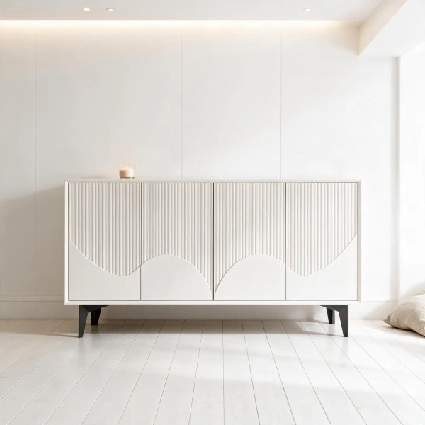 Modern Wood Storage Cabinets With Drawers factory