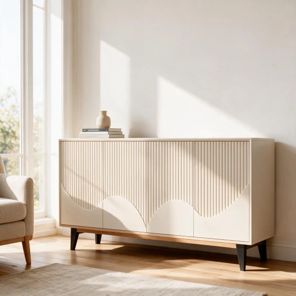 Modern Wood Storage Cabinets With Drawers high quality