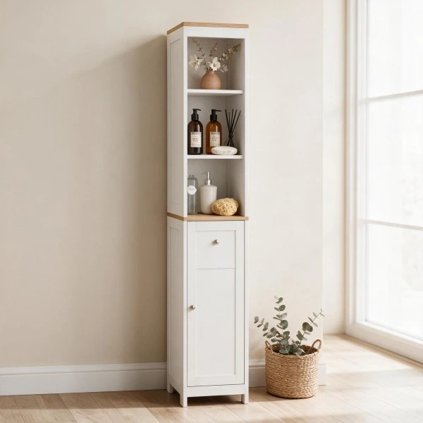 Narrow Linen Cabinet For Bathroom best