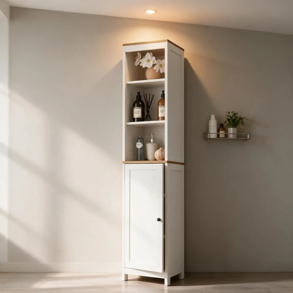 Narrow Linen Cabinet For Bathroom factory