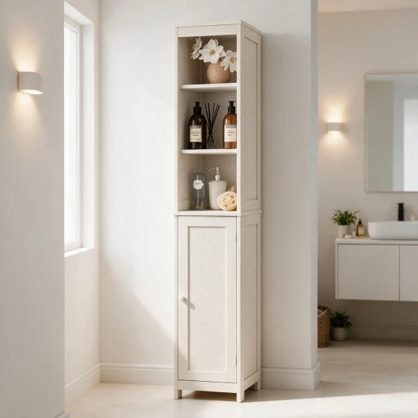 Narrow Linen Cabinet For Bathroom high quality