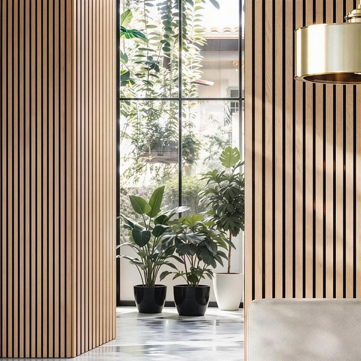 Natural Oak Acoustic Slat Wall Panels best