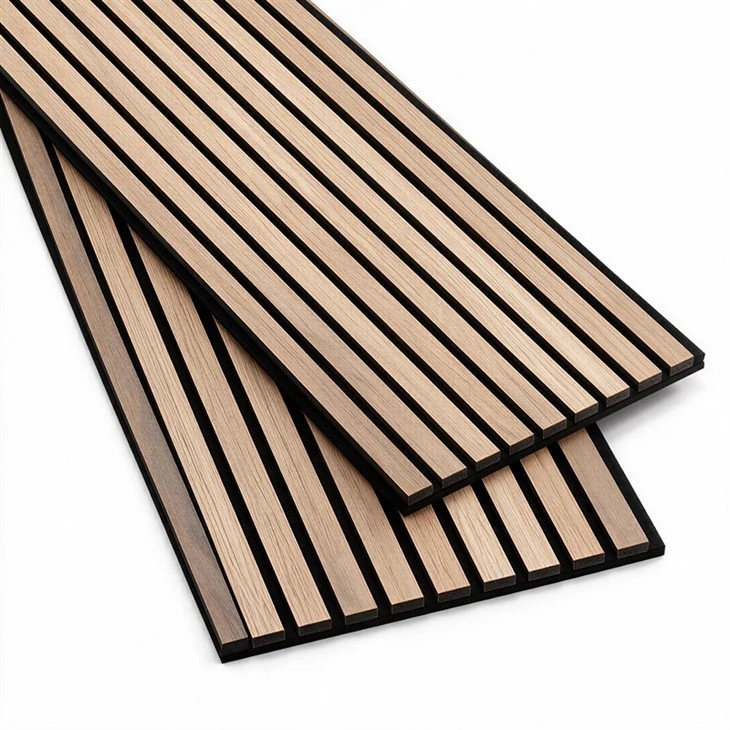 Natural Oak Acoustic Slat Wall Panels high quality