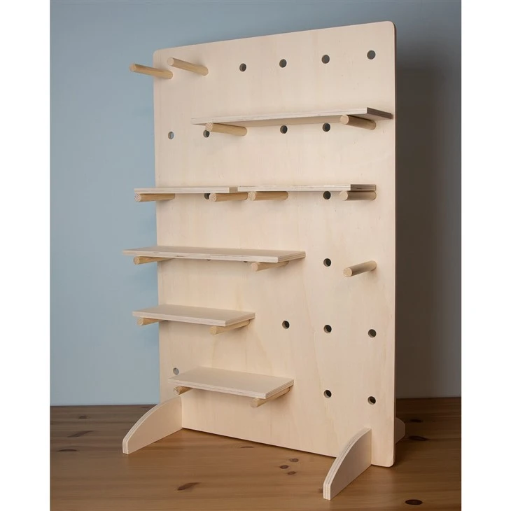 Ready To Assemble Wooden Pegboard factory