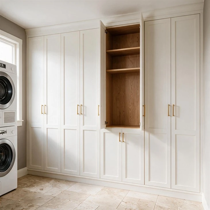 Space-saving Wall-mounted Laundry Storage Cabinets factory