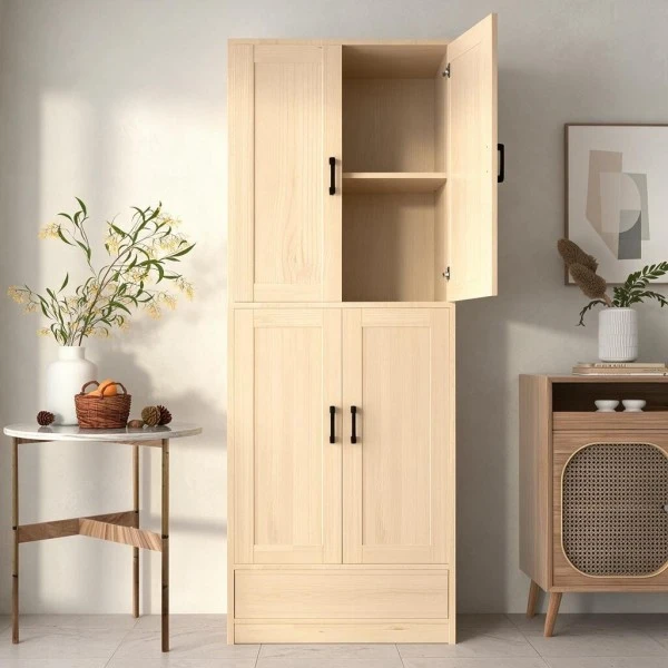 Tall Cabinet With Shelves And Drawers high quality
