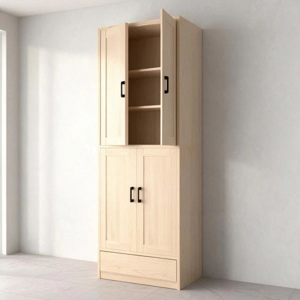 Tall Cabinet With Shelves And Drawers factory