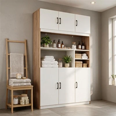 Deep Linen Cabinet