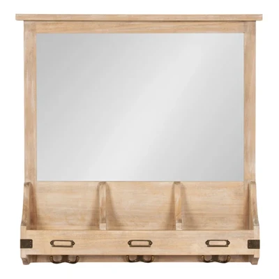 Large Capacity Wood Mail Organizer