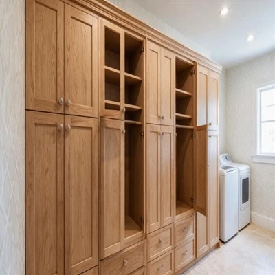 Laundry Organizer Cabinet